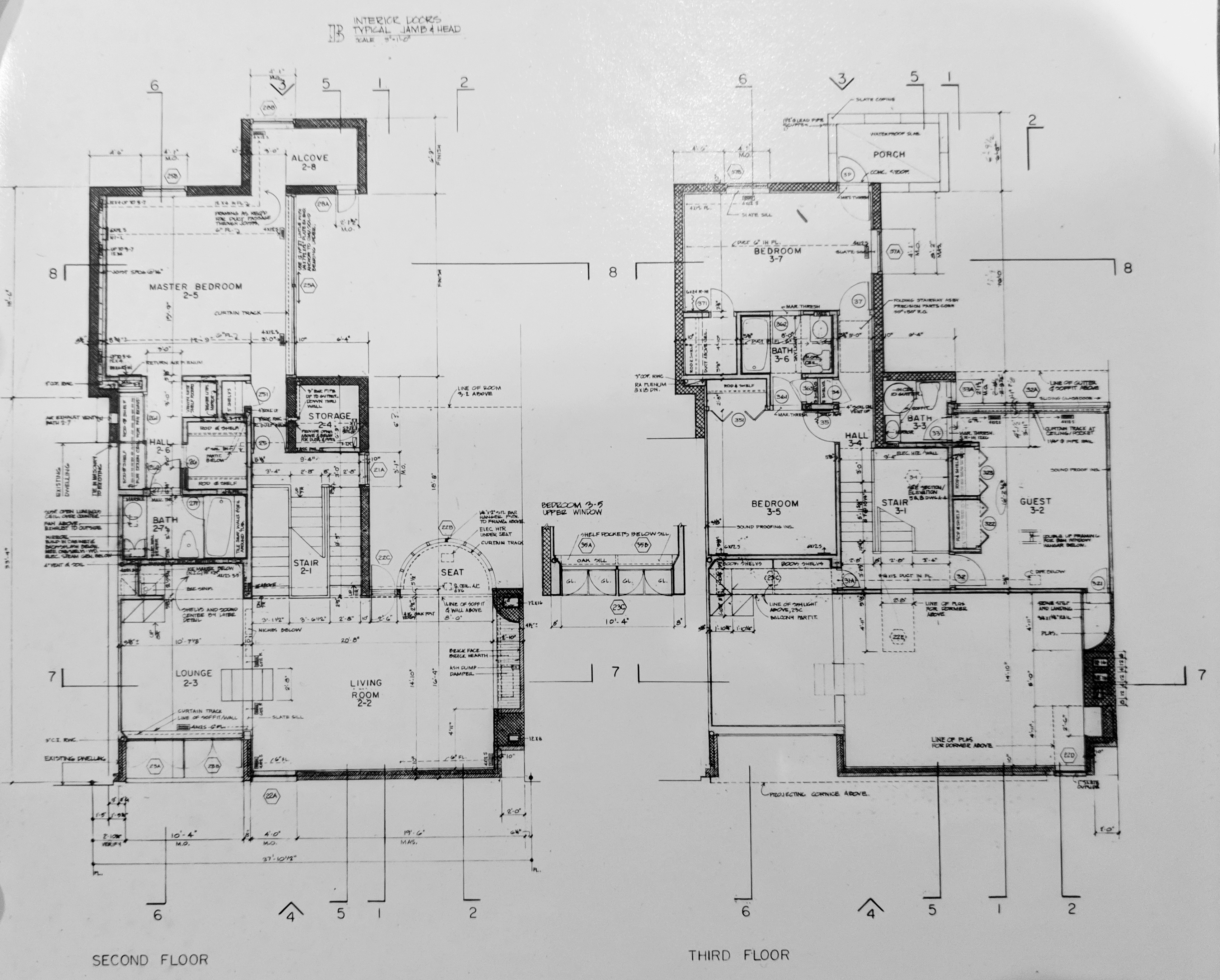 <p>228-230 Delancey Street - 2nd and 3rd floor plans</p>
