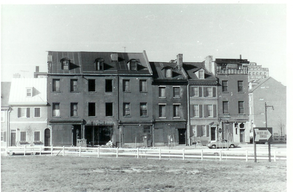 Western side of 300 block of S 2nd Street pre-restoration