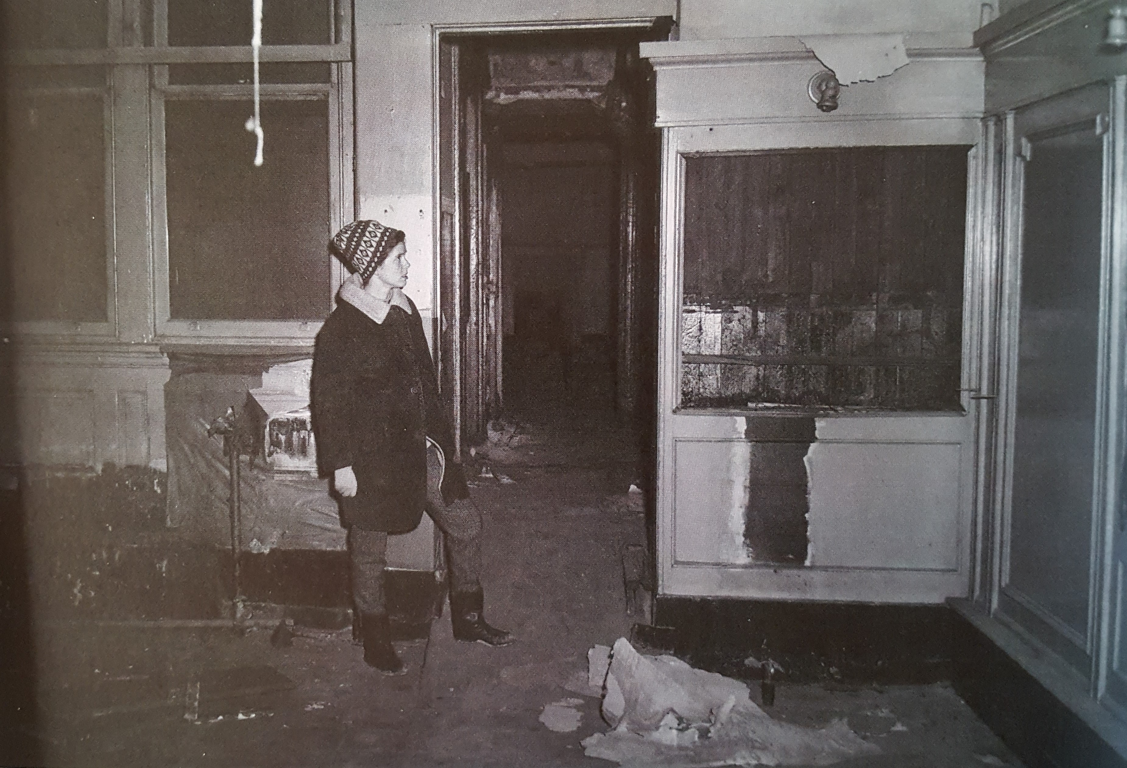 Inspecting 306 S 2nd Street pre-restoration