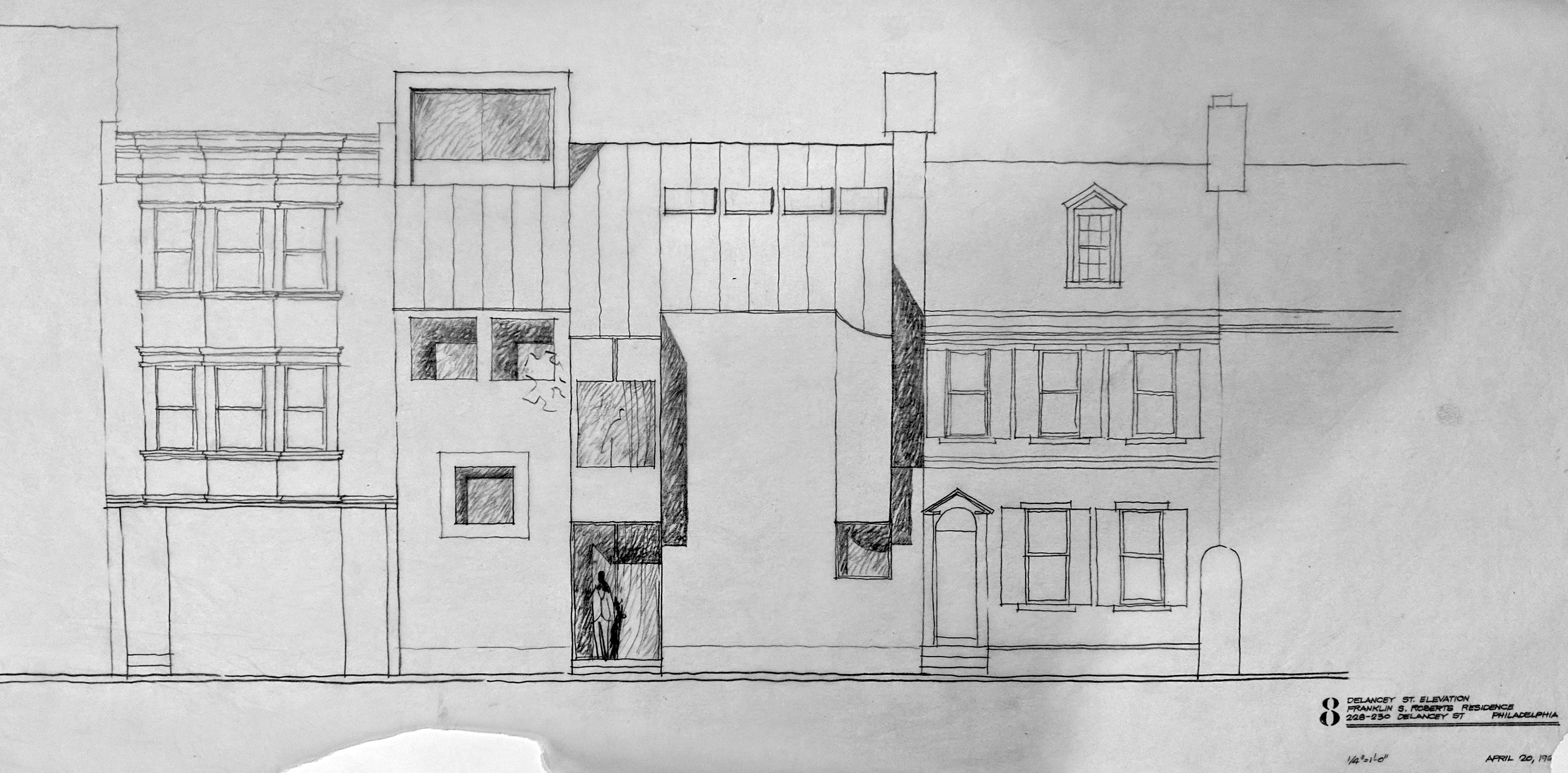 228-230 Delancey St - Alternative Schematic Elevation (1966)