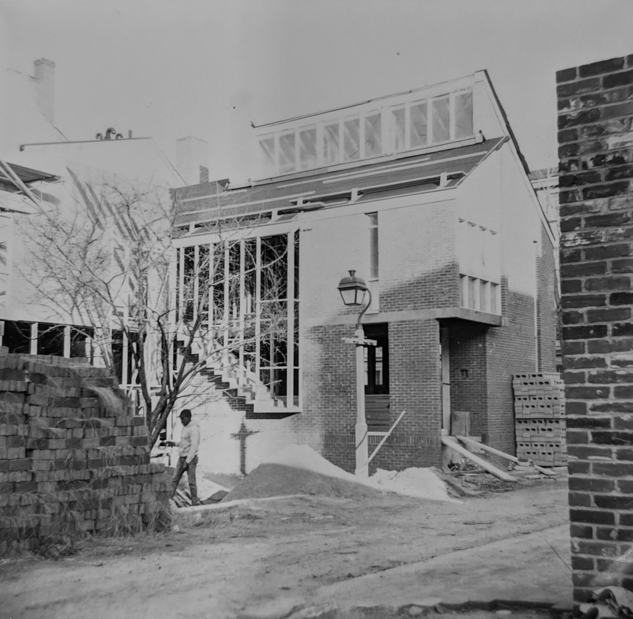 401 Cypress Street - Under construction rear (1967-68)