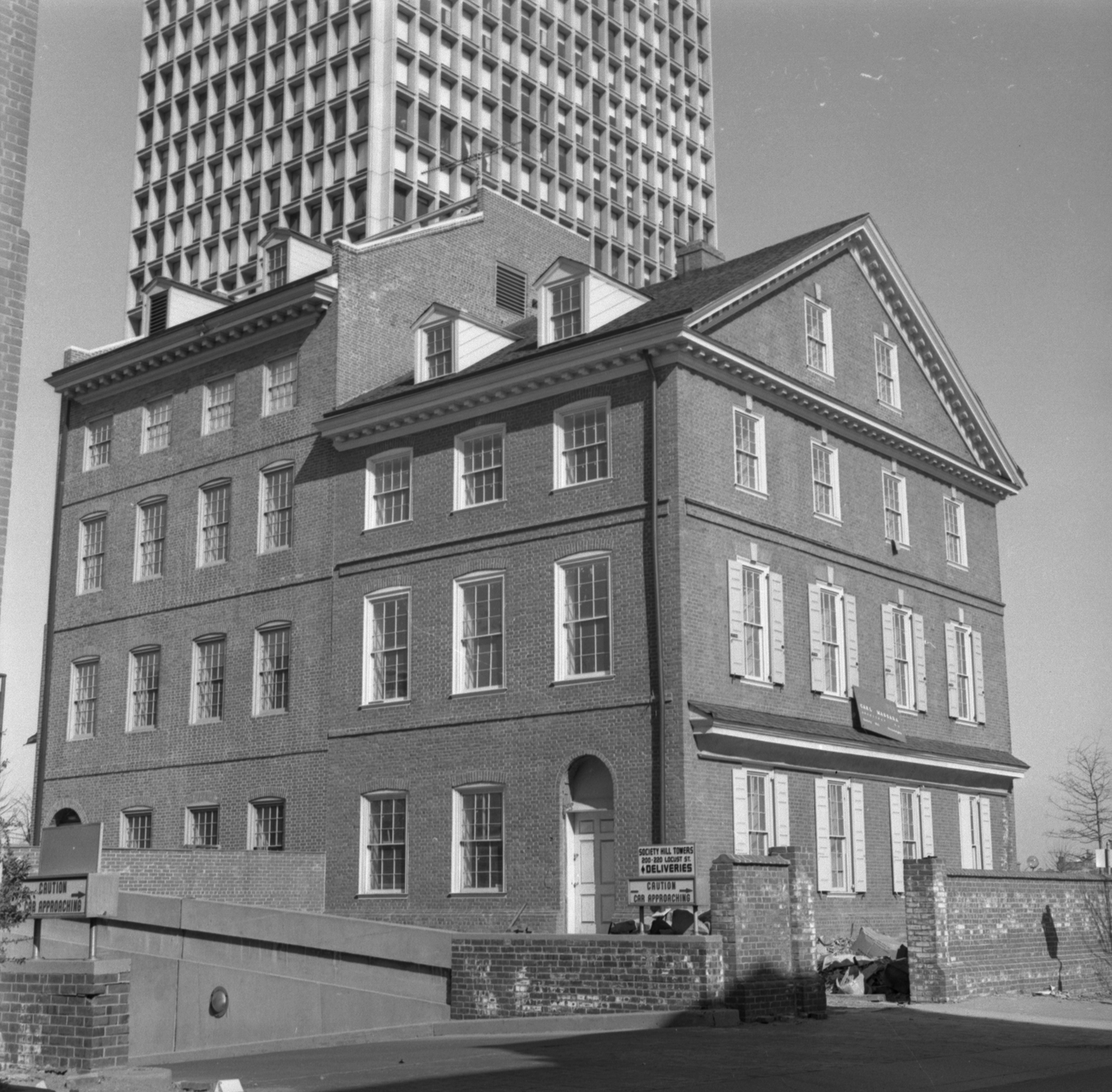 Society Hill Towers and Restoration, corner of Spruce and S 2nd Streets